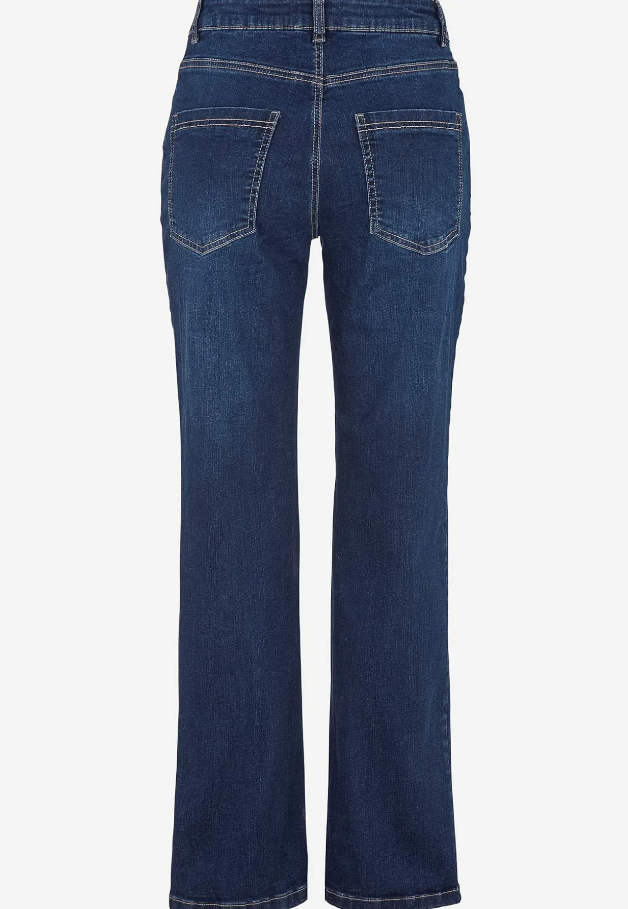 Bekväma stretchjeans med rakt ben