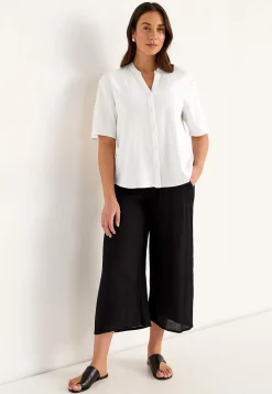 Blus i linnemix