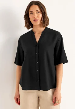 Blus i linnemix