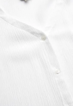 Blus med crepe-kvalitet