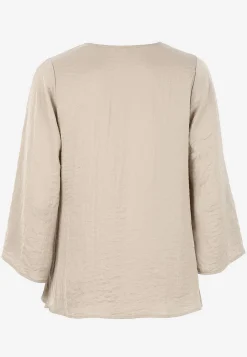 Blus med knytband