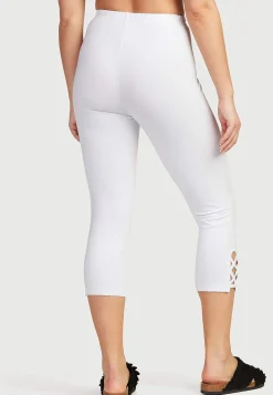 Caprileggings med fina detaljer 2-pack