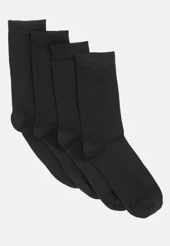 Damstrumpor i bomullsmix 4-pack