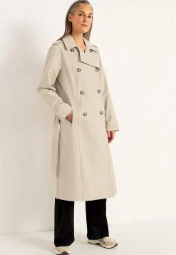 Dubbelknäppt trenchcoat