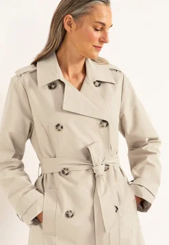 Dubbelknäppt trenchcoat