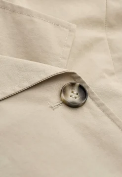 Dubbelknäppt trenchcoat
