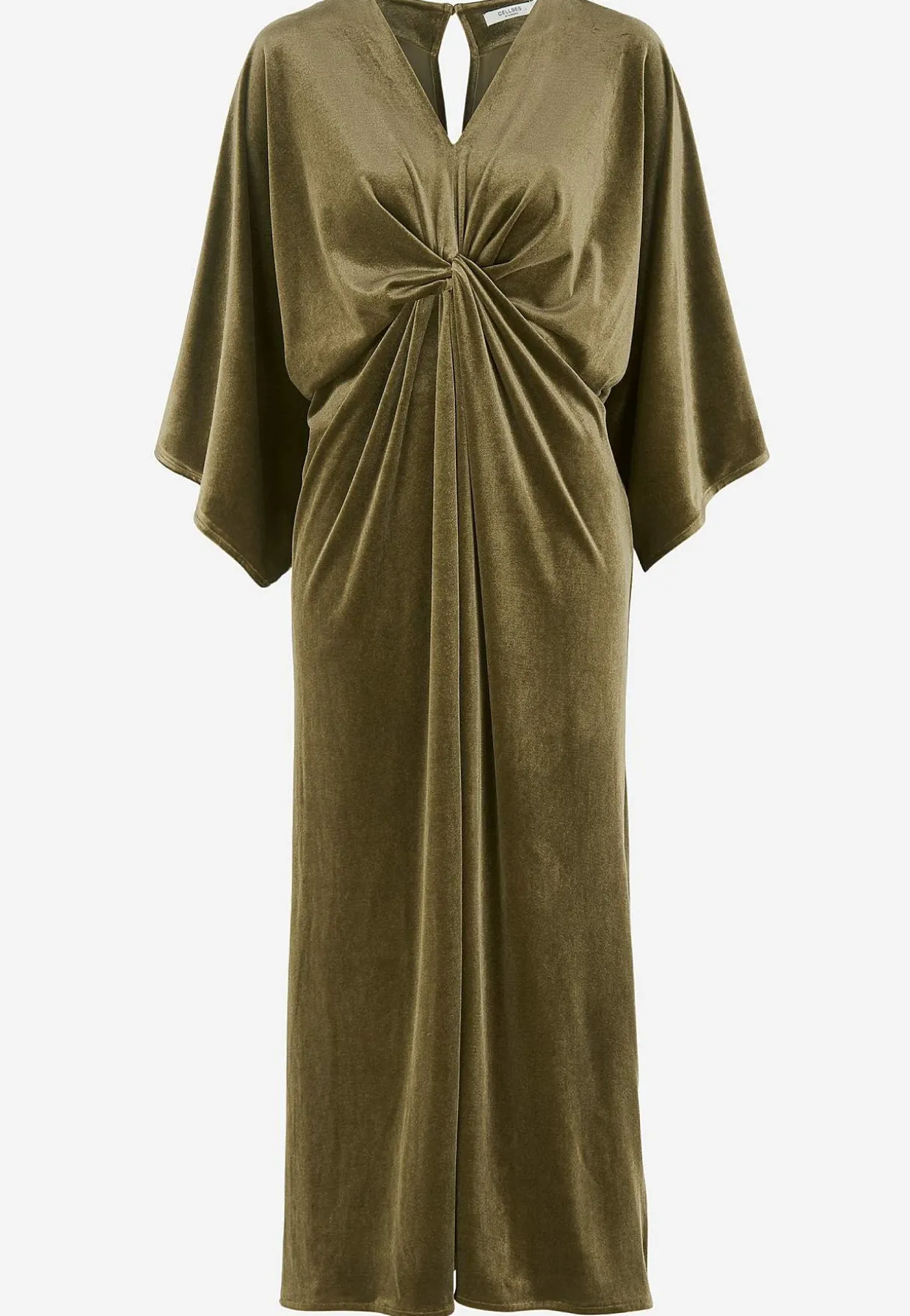 Elegant kaftanklänning i velour