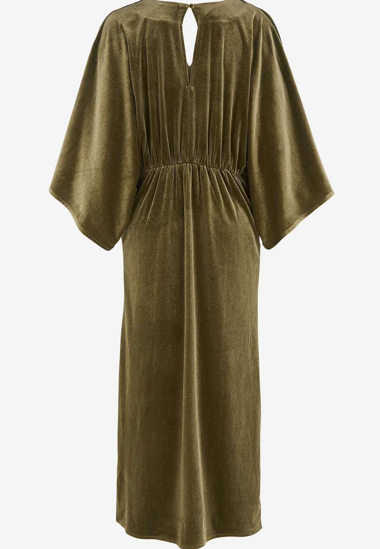 Elegant kaftanklänning i velour