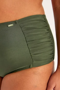 Enfärgad bikinitrosa med hög midja Honolulu