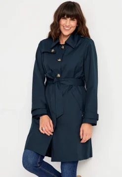 Enkelknäppt trenchcoat