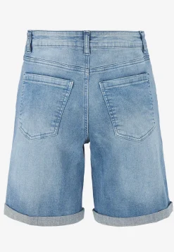 Jeansshorts med bekväm stretch