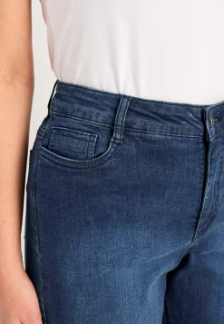Jeansshorts med bekväm stretch