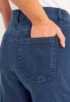 Jeansshorts med bekväm stretch