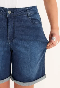 Jeansshorts med bekväm stretch