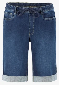 Joggershorts med elastisk midja