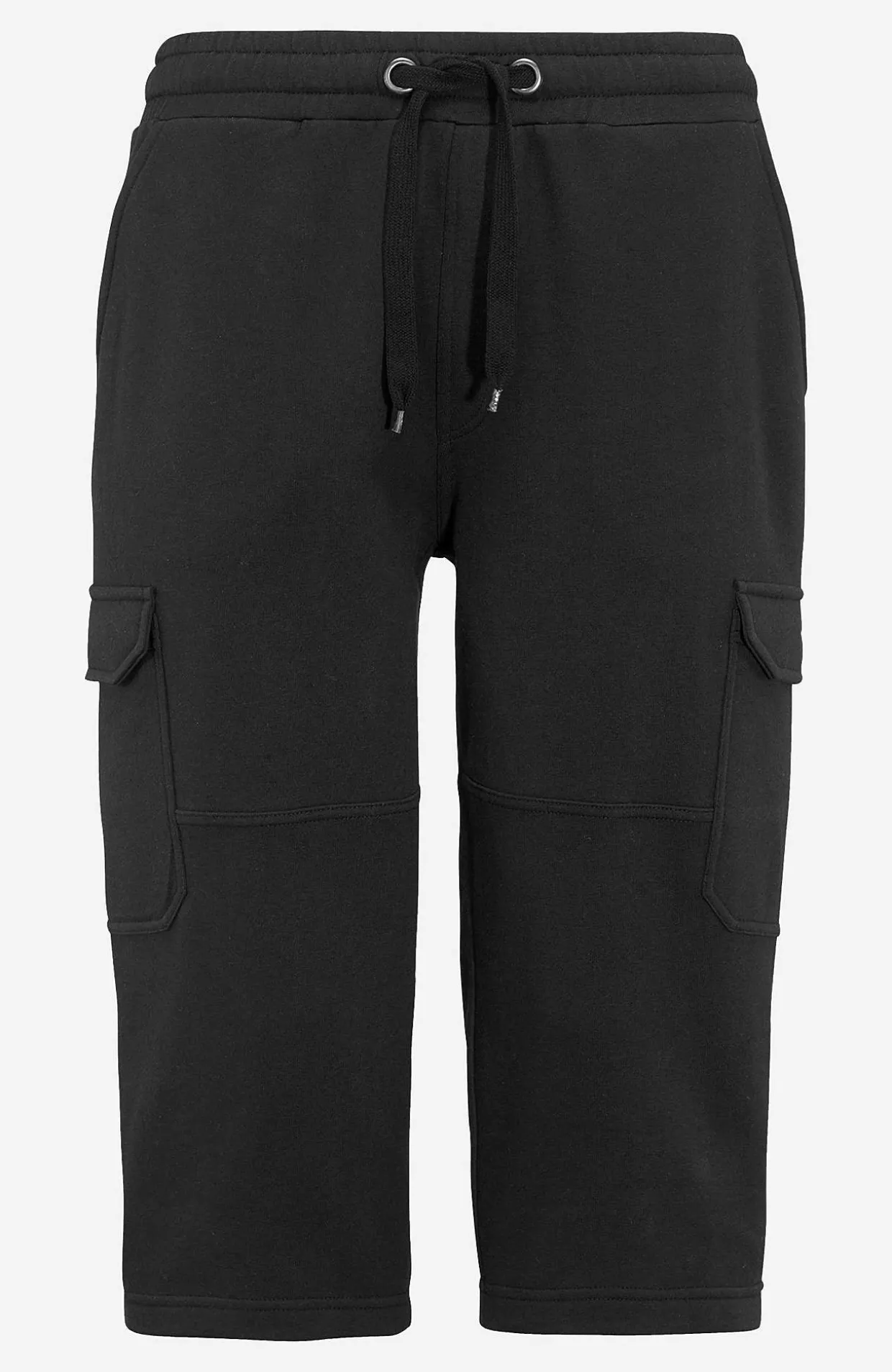 Långa svettisshorts med cargofickor