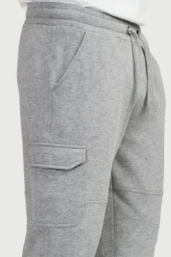 Långa svettisshorts med cargofickor
