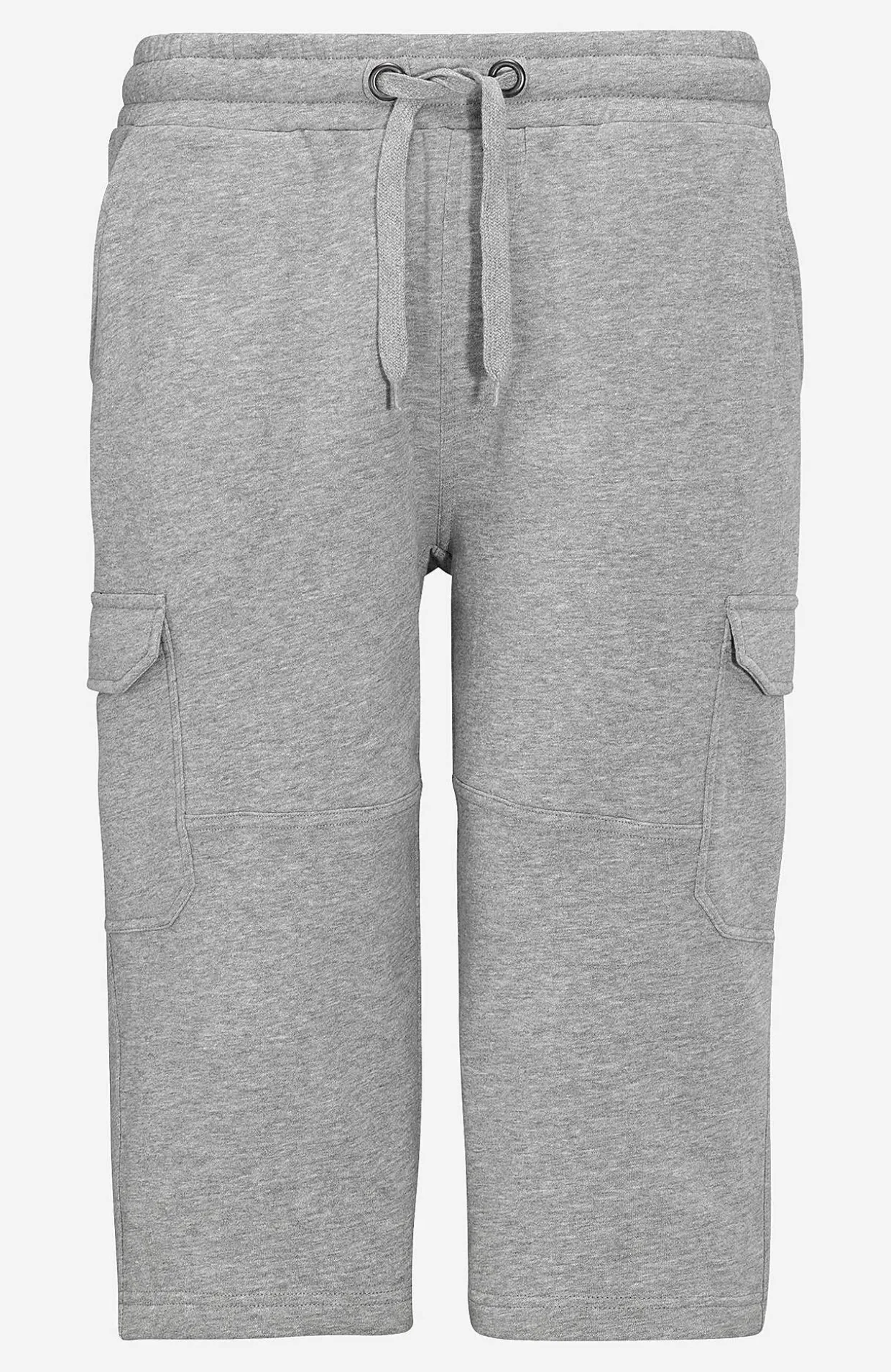 Långa svettisshorts med cargofickor