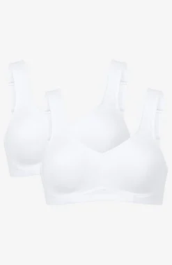 Ovadderad soft-bh Ingrid 2-pack