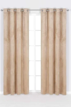 Sammetslängder med öljetter 2-pack