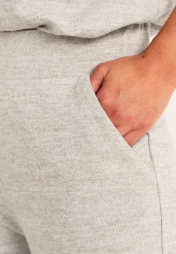 Vid trikåbyxa med fickor